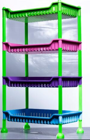 TRIANGLE VEGETABLE RACK - 4 TIER